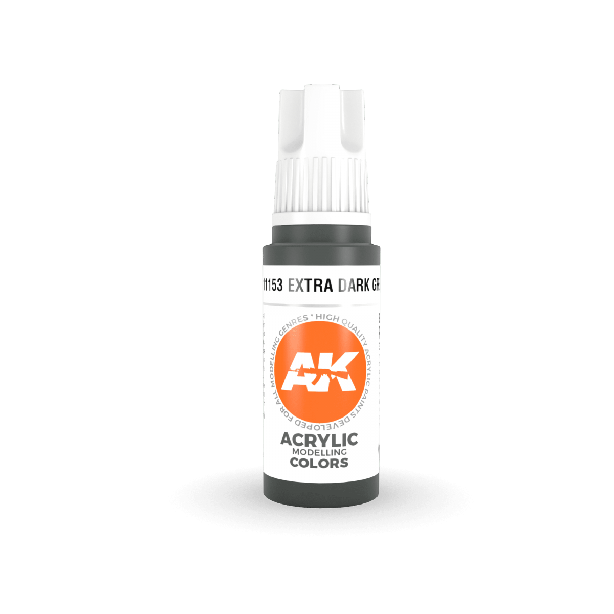 AK Interactive AK11153 EXTRA DARK GREEN – STANDARD 17ml – zdjęcie 2