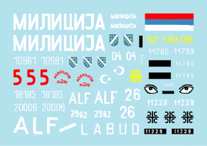 Star Decals 35-923 Tanks in Bosnia #1. Serb, Croatian and Muslim tanks during the war 1/35 – zdjęcie 3