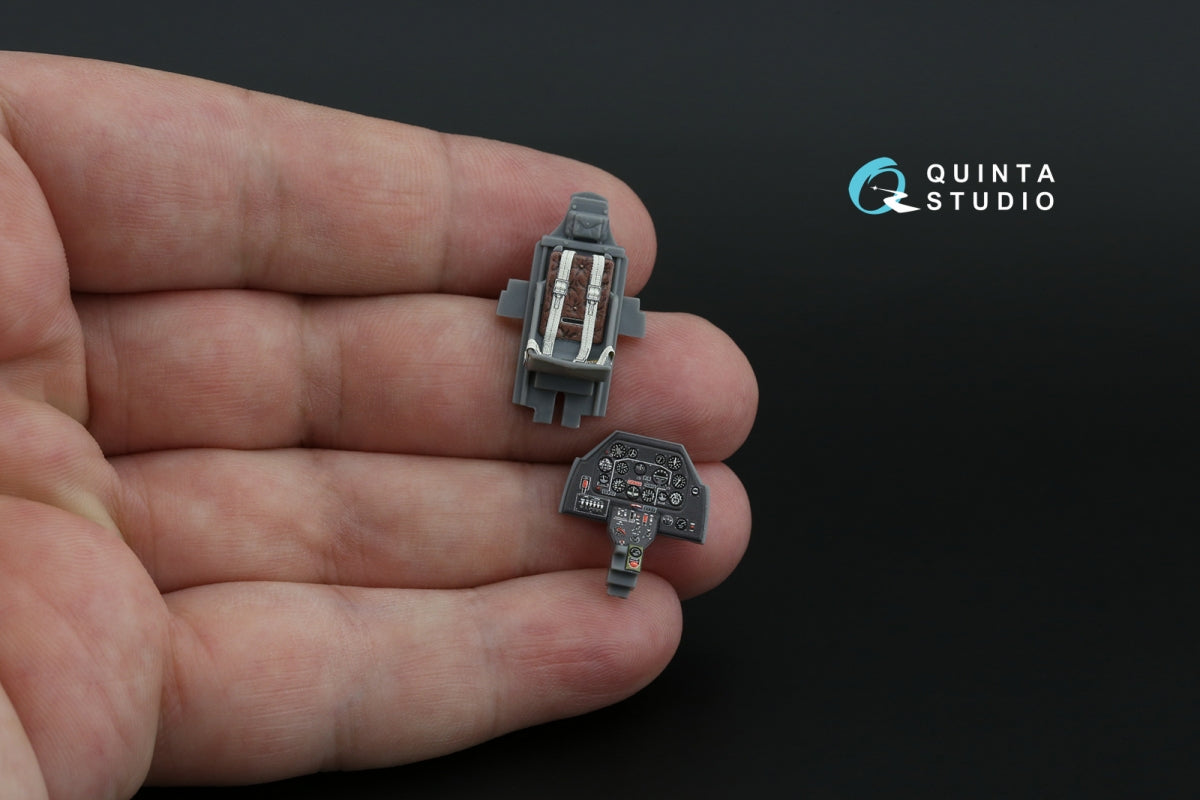 Quinta Studio QD48482 P-51B/C (Late) 3D-Printed coloured Interior on decal paper (Tamiya) 1/48 – zdjęcie 10