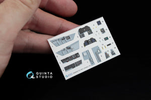 Quinta Studio QD48043 F/A-18 A++ 3D-Printed &amp;amp; coloured Interior on decal paper (for Kinetic) 1/48 – zdjęcie 2