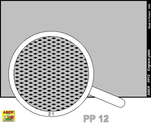 Aber PP12 Engrave plate (88 x 57mm) - pattern 12 – image 2