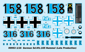 Trumpeter 00953 German Sd.Kfz.165 Hummel Late Production 1/16 – zdjęcie 5
