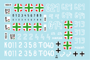 Star Decals 35-943 Hungarian PzKpfw IV and Hetzer 1/35 – zdjęcie 2