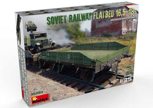 MiniArt 35303 Soviet Railway Flatbed 16,5-18t 1/35 – zdjęcie 2