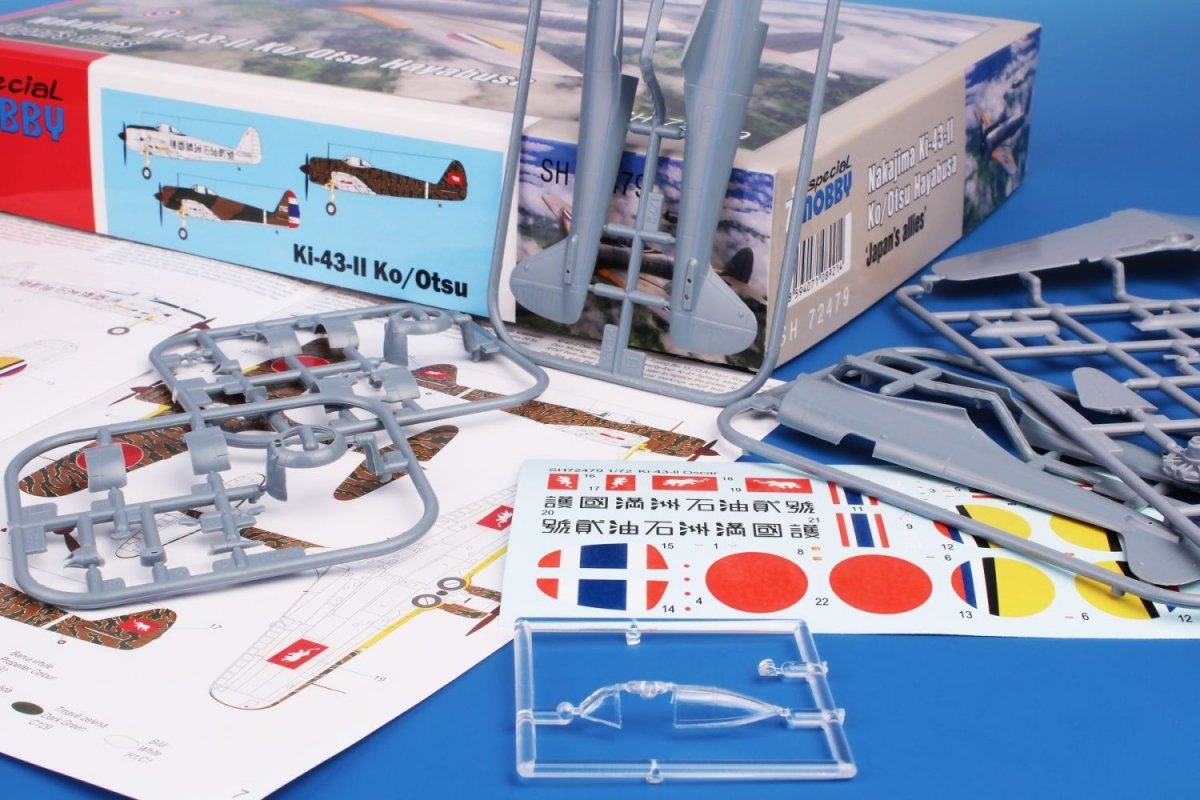 Special Hobby 72479 Nakajima Ki-43-II Ko/Otsu Hayabusa ‘Japan&amp;#39;s allies’ 1/72 – imagen 3