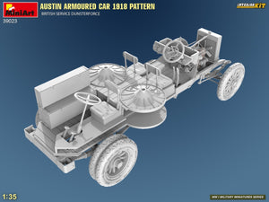 Miniart 39023 AUSTIN ARMOURED CAR 1918 PATTERN. BRITISH SERVICE DUNSTERFORCE. INTERIOR KIT 1/35 – zdjęcie 5