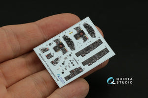 Quinta Studio QD48150 F-104S 3D-Printed &amp;amp; colored Interior on decal paper (Hasegawa) 1/48 – image 10