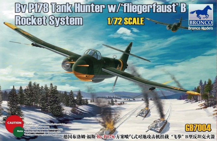 Bronco GB7004 Bv P178 Chasseur de chars avec système de roquettes Fliegerfaust B