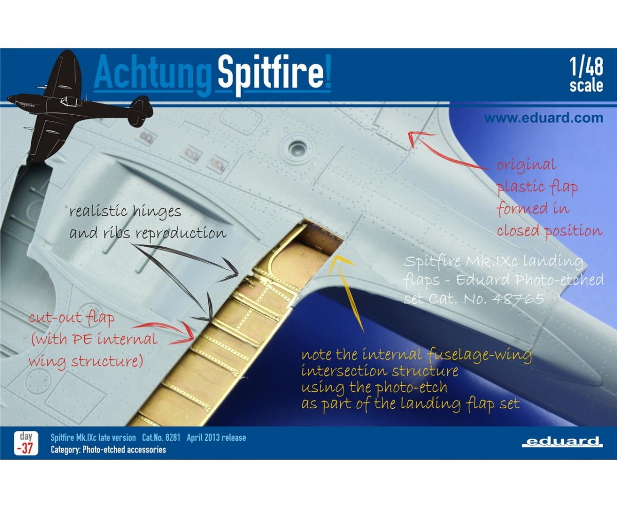 Eduard SIN64809 SPITFIRE Mk. IX ADVANCED 1/48 (Eduard) – Bild 20