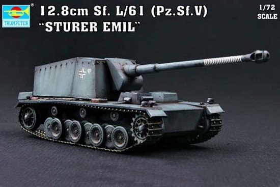 Trumpeter 07210 12.8cm Sf. L/61 (Pz.Sf.V) "STURER EMIL" 1/72
