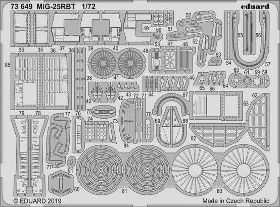 Eduard 73649 MiG-25RBT 1/72 ICM – zdjęcie 2