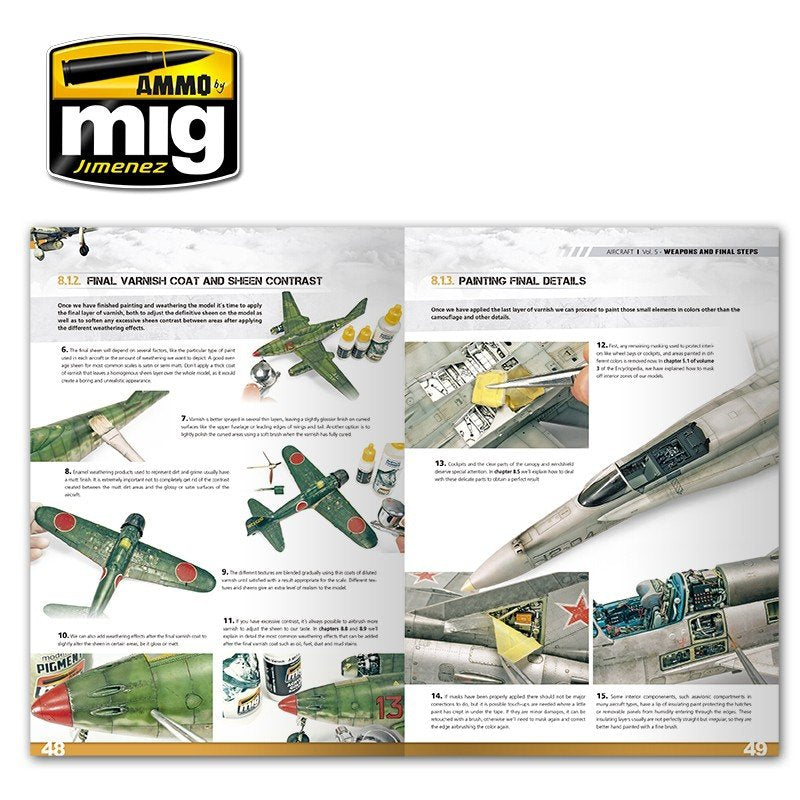 AMMO of Mig Jimenez 6054 ENCYCLOPEDIA OF AIRCRAFT MODELLING TECHNIQUES VOL.5: FINAL STEPS (English) – zdjęcie 3