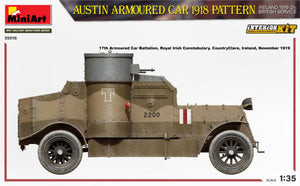 MiniArt 39016 AUSTIN ARMOURED CAR 1918 PATTERN. IRELAND 1919-21. BRITISH SERVICE. INTERIOR KIT 1/35 – zdjęcie 7