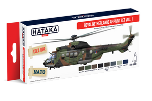 Hataka HTK-AS80 Royal Netherlands AF paint set vol. 1 8x17ml.