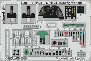 Eduard BIG49275 Beaufighter Mk. IF for Revell 1/48 – zdjęcie 2