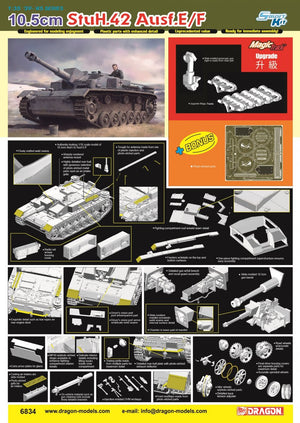 Dragon 6834 10.5cm StuH.42 Ausf.E/F 1/35 – zdjęcie 2