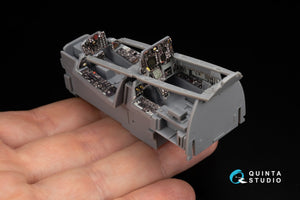 Quinta Studio QD+48449 F-4G late 3D-Printed &amp;amp; coloured Interior on decal paper (Zoukei Mura SWS) (with 3D-printed resin parts) 1/48 – zdjęcie 6