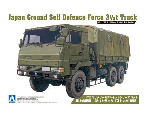 Aoshima 00232 JGSDF 3.5t Truck New Version 1/72
