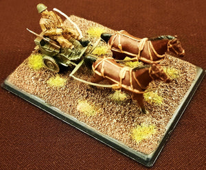 First to Fight First To Fight PL092 Two horse cart for Bofors 37mm wz.36 1/72 – zdjęcie 4