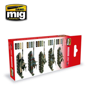 AMMO Mig 7161 Modern Russian Camo Colors Vol.2 (6x17ml) – image 2