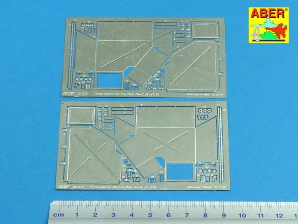 Aber 25020 Rear boxes for (Sd.Kfz. 171) Panther Ausf.A 1/25 – zdjęcie 2