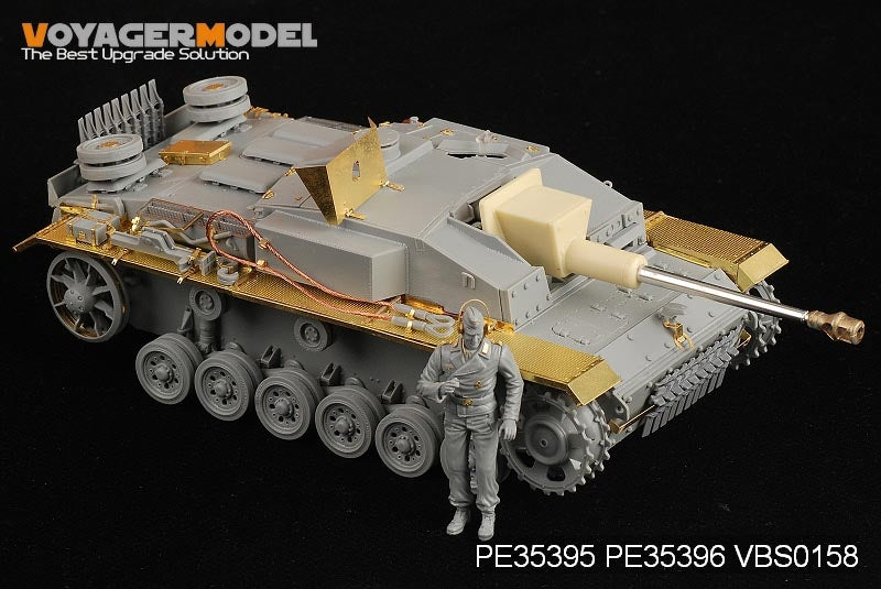 Voyager Model PE35395 WWII German StuG.III Ausf.F8 Late Production Basic For DRAGON 6644 1/35 – zdjęcie 5