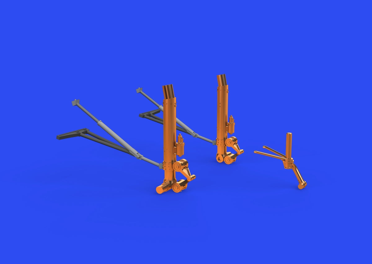 Eduard 6481022 B-17F undercarriage legs BRONZE EDUARD 1/48 – zdjęcie 4
