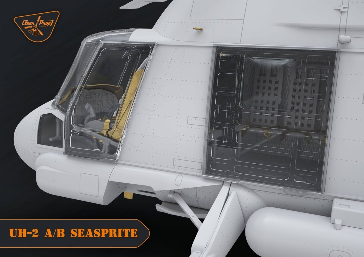 Clear Prop! CP72002 UH-2 A/B Seasprite ADVANCED KIT 1/72 – zdjęcie 5
