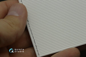 Quinta Studio QRV-021 Single riveting rows (rivet size 0.20 mm, gap 0.8 mm, suits 1/32 scale), Black color, total length 5.8 m/19 ft – image 6