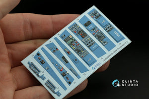 Quinta Studio QD32095 Su-30SM 3D-Printed &amp;amp; coloured Interior on decal paper (conversion for Trumpeter Su-30MKK ) 1/32 – zdjęcie 13