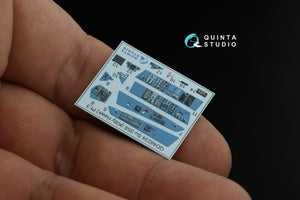Quinta Studio QD48234 Su-35S 3D-Printed &amp;amp; colored Interior on decal paper (KittyHawk) 1/48 – image 6