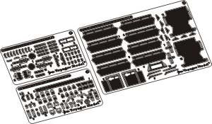 Voyager Model VPE48005 Photo Etched set for Tiger I Early Version (TAM 32504) 1/48 – zdjęcie 3