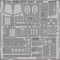 Eduard 36118 Sd. Kfz.251/3 Ausf. C 1/35 Dragon