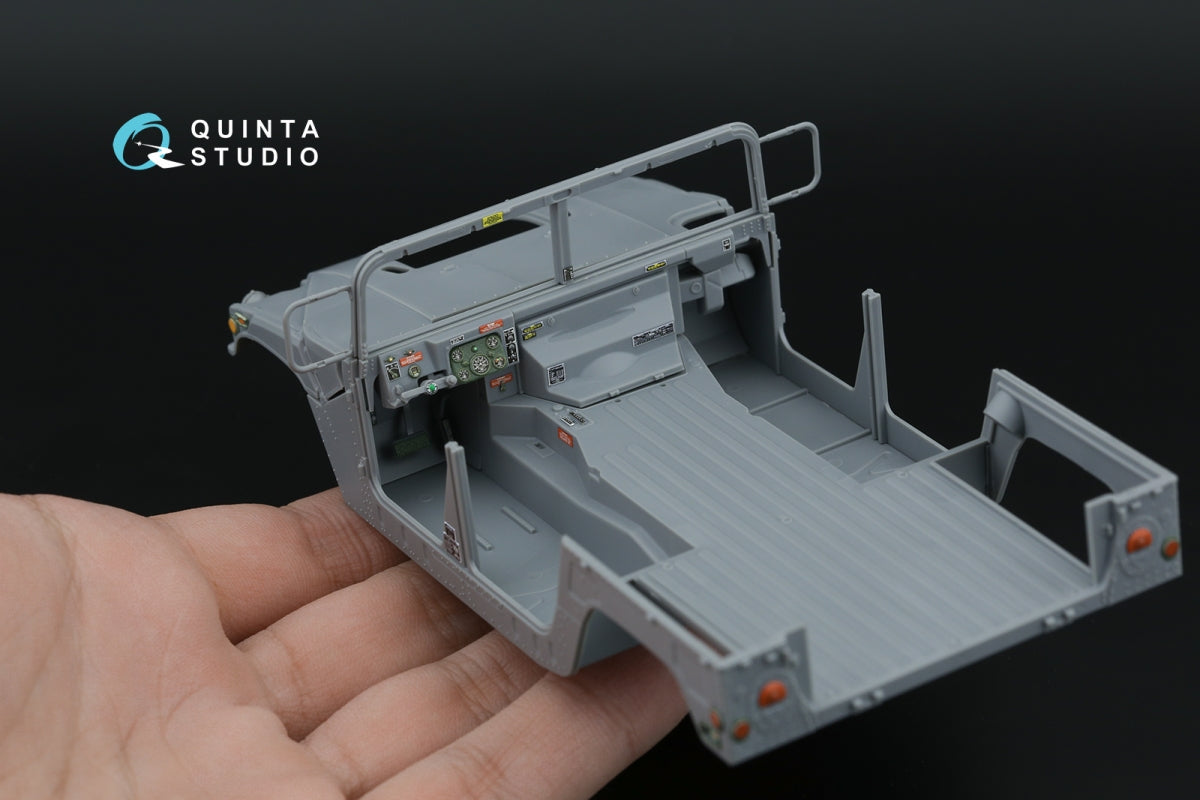 Quinta Studio QD35154 Humvee family 3D-Printed &amp;amp; coloured Interior on decal paper (ICM) 1/35 – zdjęcie 13
