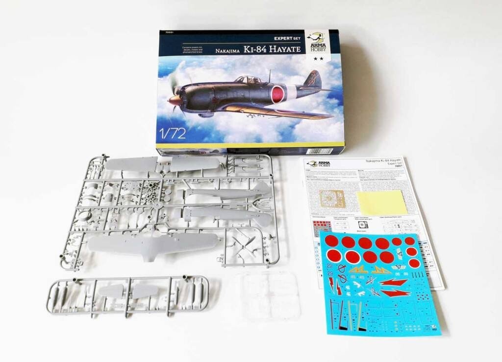 Arma Hobby 70051 Nakajima Ki-84 Hayate Expert Set 1/72 – zdjęcie 4