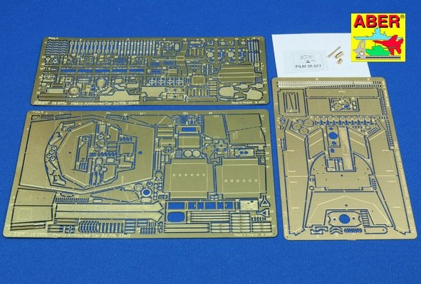 Aber 35077 Sd.Kfz. 234/3 ( ciezki samochod pancerny z działem 7,5 cm ) (ITA) 1/35