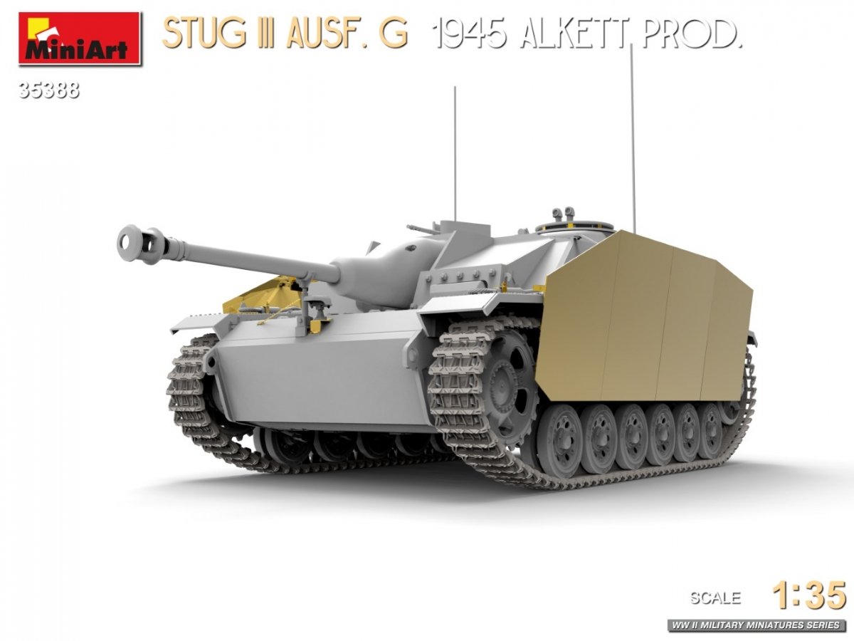 MiniArt 35388 STUG III AUSF. G 1945 ALKETT PROD. 1/35 – zdjęcie 8