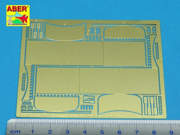 Aber 35A106 Turret side stowage bins for german tank Pz.Kpfw. VI Ausf.E - Initial production model 1/35 – zdjęcie 2