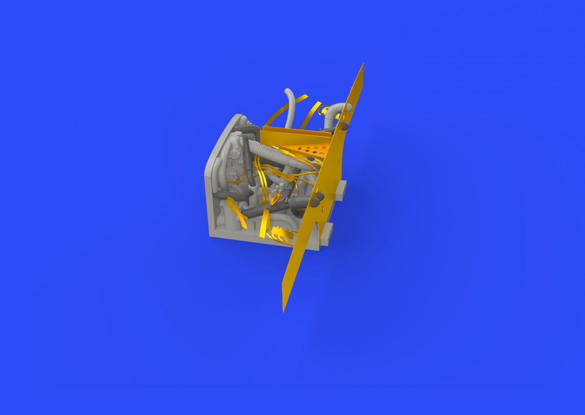 Eduard 648278 MC.202 undercarriage bay EDUARD, HASEGAWA 1/48 – image 3