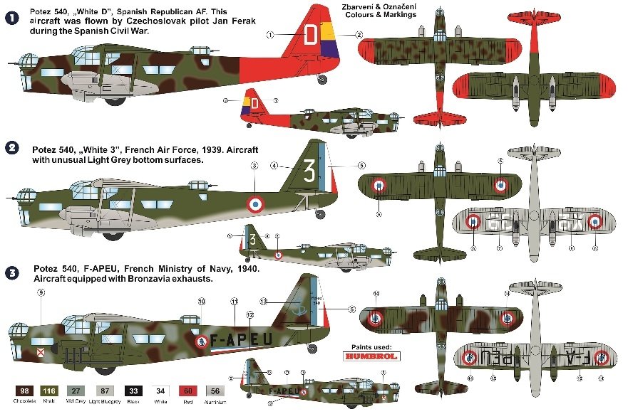 AZ Model AZ7641 Potez 540 Bomber 1/72 – image 2