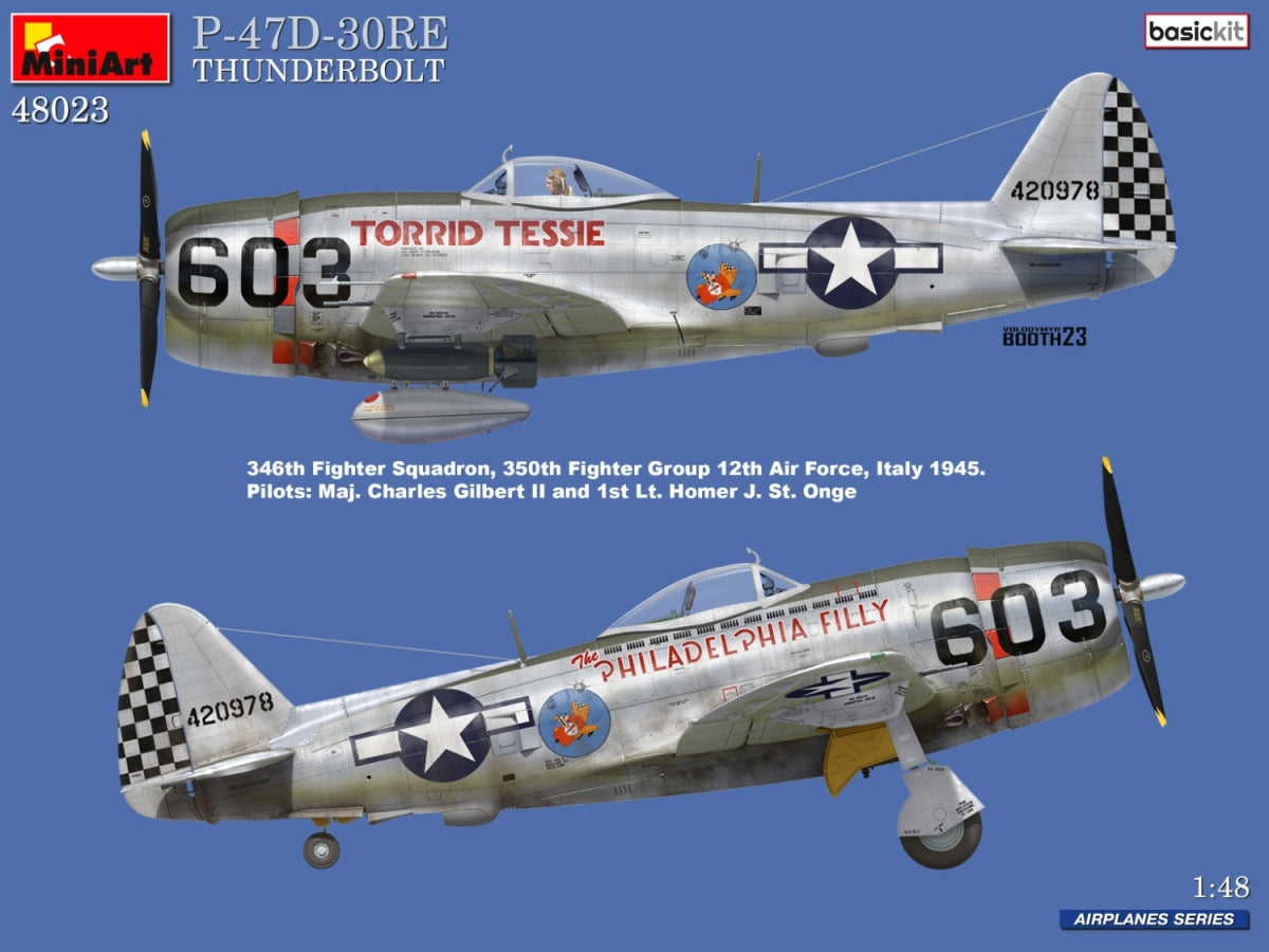 MiniArt 48023 P-47D-30RE THUNDERBOLT. BASIC KIT 1/48 – zdjęcie 3