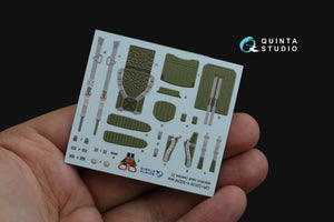 Quinta Studio QR+32039 K-36DM Series2 (late) ejection seat (for MiG-29, MiG-31, Su-27, Su-33, Su-34 aircraft since 2008) (All kits) 1/32 – image 4