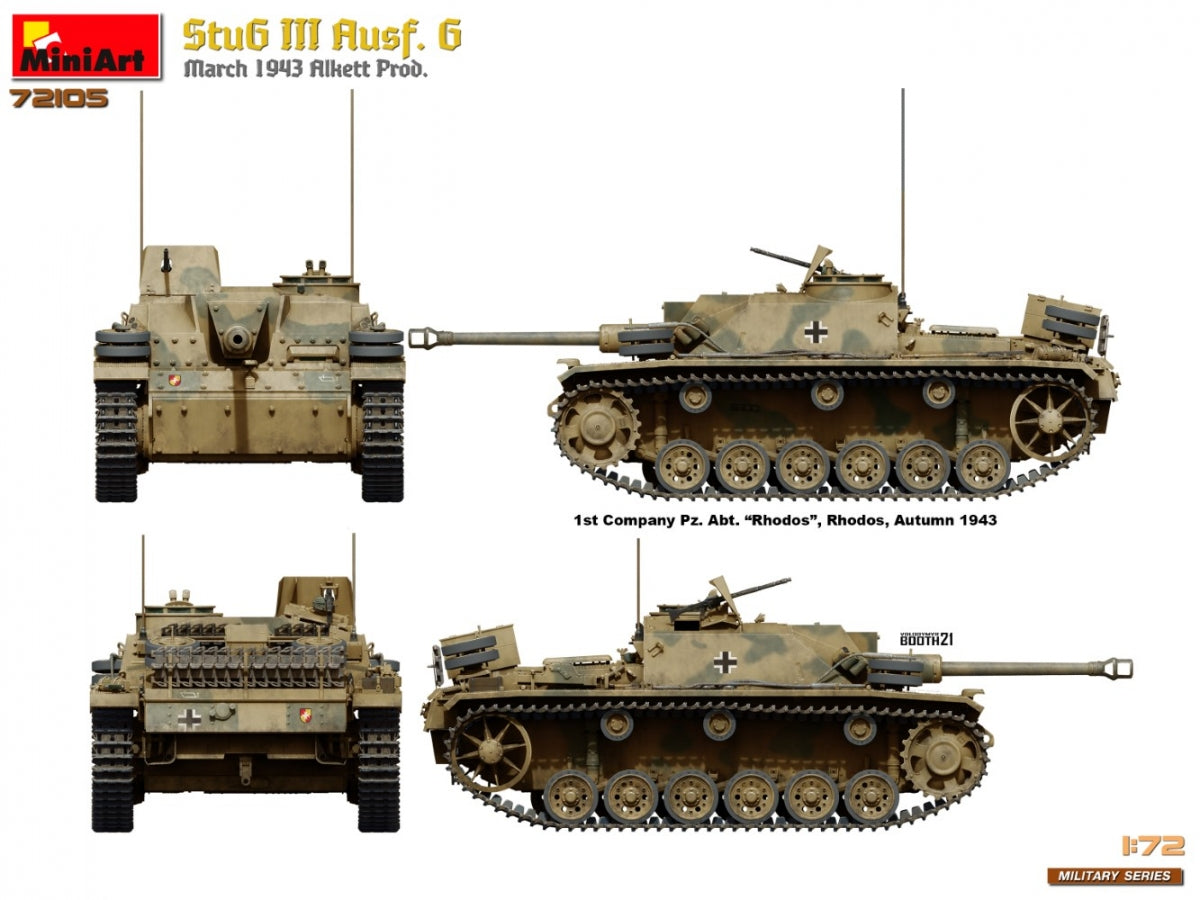 MiniArt 72105 StuG III Ausf. G March 1943 Prod. 1/72 – image 15