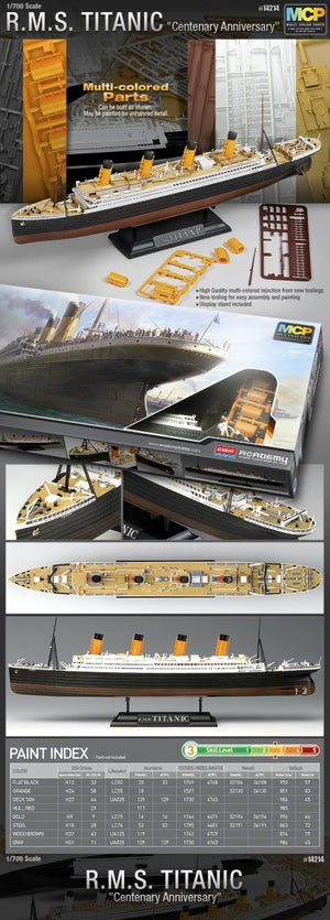 Academy 14214 R.M.S. TITANIC 1/700 – zdjęcie 2