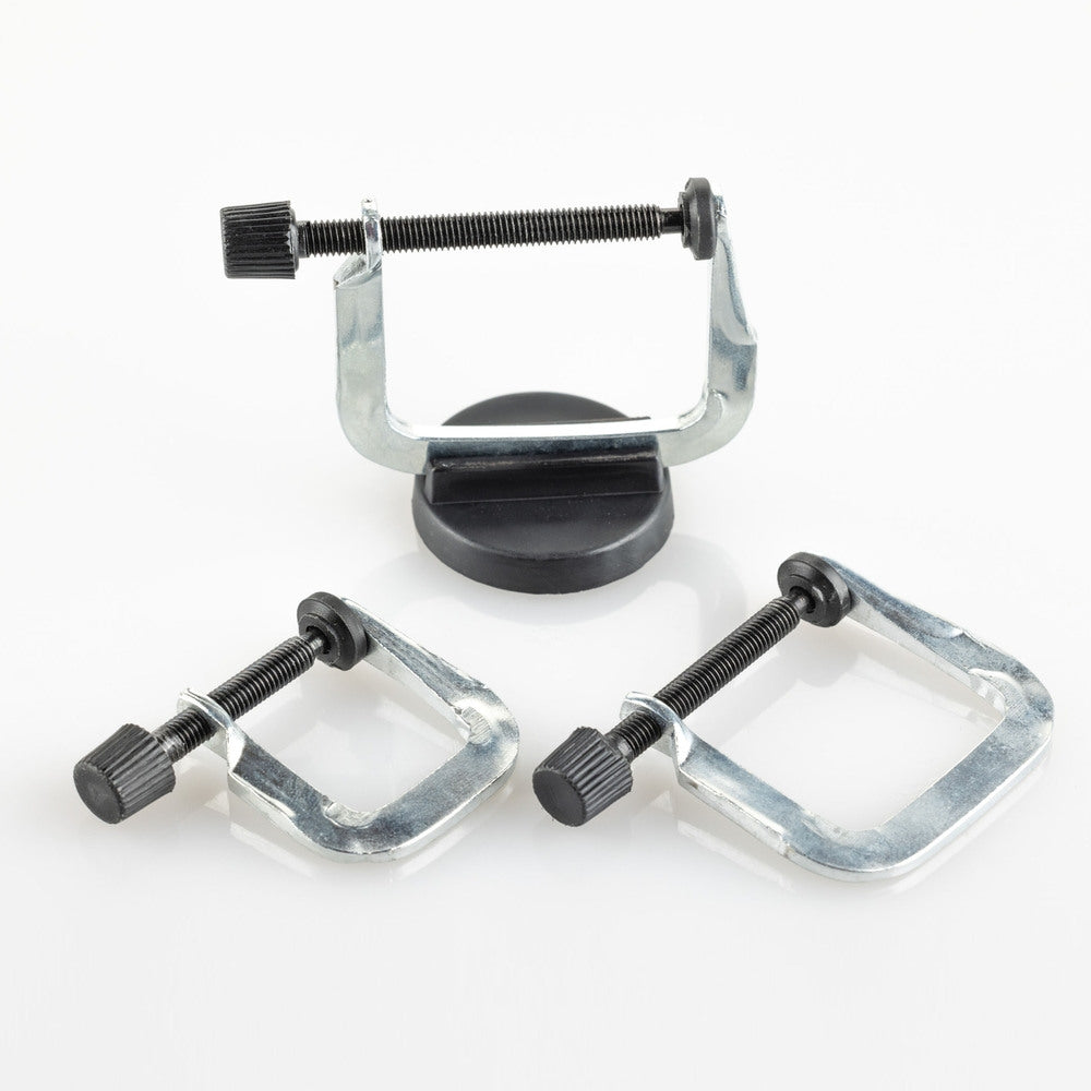 Heller 99003 Screw Clamp Set (3 Pieces) with Magnetic Base – zdjęcie 2