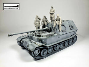 Ardennes Miniature 35027 GERMAN OFFICER AND SOLDIER 1944-1945 1/35 – zdjęcie 3