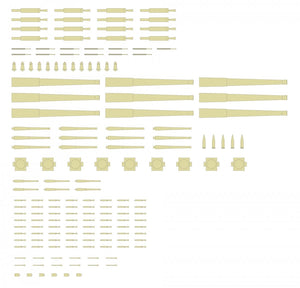 MK1 Design MS-20013 HMS RODNEY ARMAMENT SET 1/200 – immagine 6