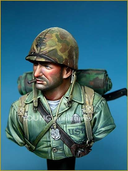Young Miniatures YM1813 SUSMC IWOJIMA 1945 1/10 – zdjęcie 7