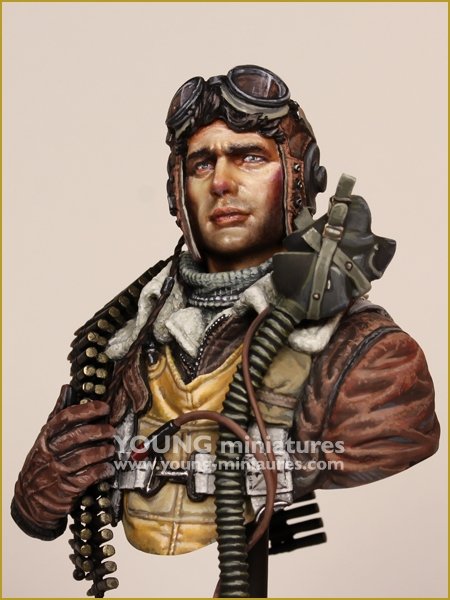 Young Miniatures YM1894 B-24 GUNNER USAAF WWII 1/10 – zdjęcie 9