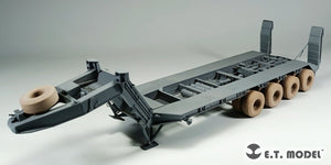 E.T. Model P35-119 US M747 Heavy Equipment Semi-Trailer Sagged wheels For Meng Kit 1/35 – zdjęcie 4